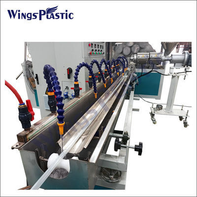 Pvc Fiber Enhancing Soft Pipe Extrusion Line Pvc Fiber Reinforced Pipe Making Machine Mesin pembuatan pipa