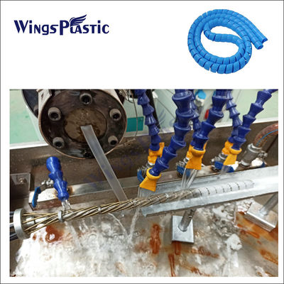 Spring Winding Hose Protector Making Machine Fleksibel Spiral PP Hose Guard Mesin Ekstrusi