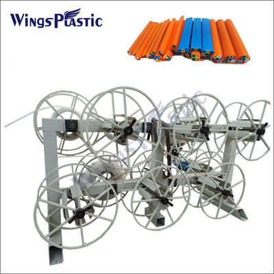 PE Mikroduct Perlindungan Kabel Optik Casing Pipe Extrusion Membuat Mesin Line Single Screw