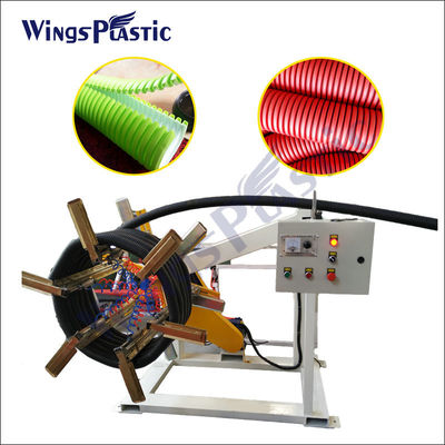 High Speed HDPE Double Wall Corrugated Pipe Production Line Plastic Extruder DWC Mesin pembuatan pipa