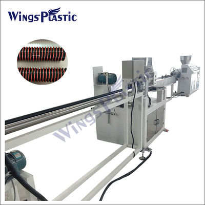 Plastik Double Twin Colors EVA LLDPE Spiral Vacuum Cleaner Hose Pipe Line Produksi