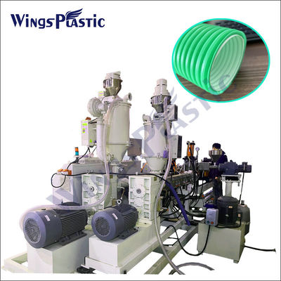 Plastic Hdpe Pp Polyethylene Corrugated Pipe Extruder Machine Sekrup Tunggal