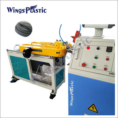 Plastik berkecepatan tinggi PP PVC Single Wall Single Line Extrusion Making Machine Line