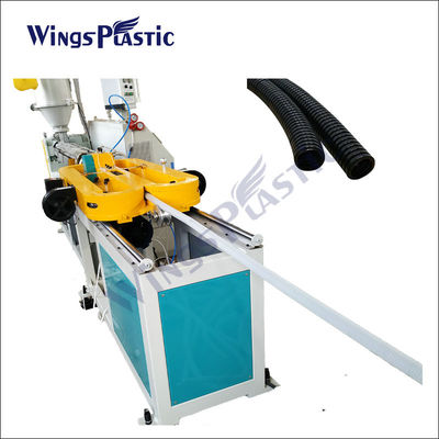 Plastik berkecepatan tinggi PP PVC Single Wall Single Line Extrusion Making Machine Line