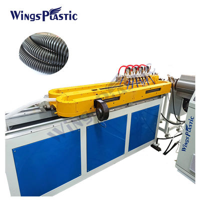Plastic Single Wall Pvc Pp Pe Spiral Corrugated Pipe Hose Extrusion Making Machine Extruders Mesin Pengerjaan