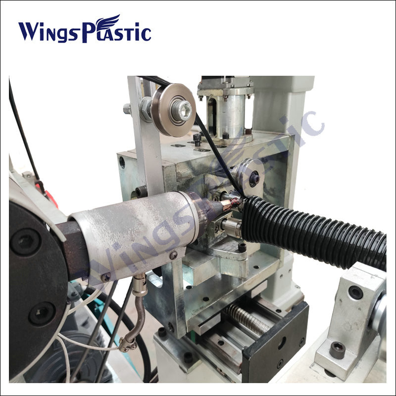 EVA Plastic Pipe Extrusion Line Vacuum Cleaner Hose Extruder Pipa Bergelombang